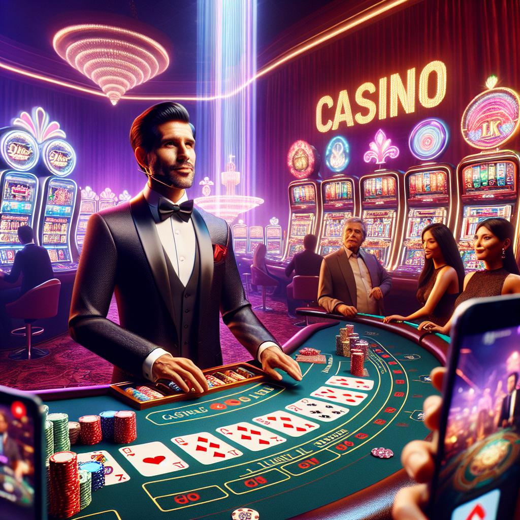 Mesa de casino en vivo Doradobet con crupier latino y jugadores conectados en línea